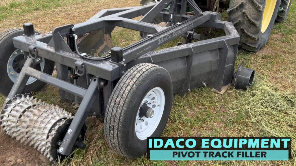 pivot track filler used for closing wheel ruts from pivot irrigation